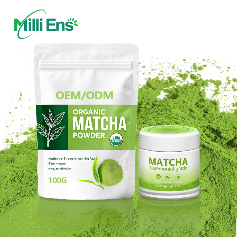 OEM Private Label USDA and EU Organic Certified High Quality 100% Natural Organic Matcha Green Tea Matcha Powder